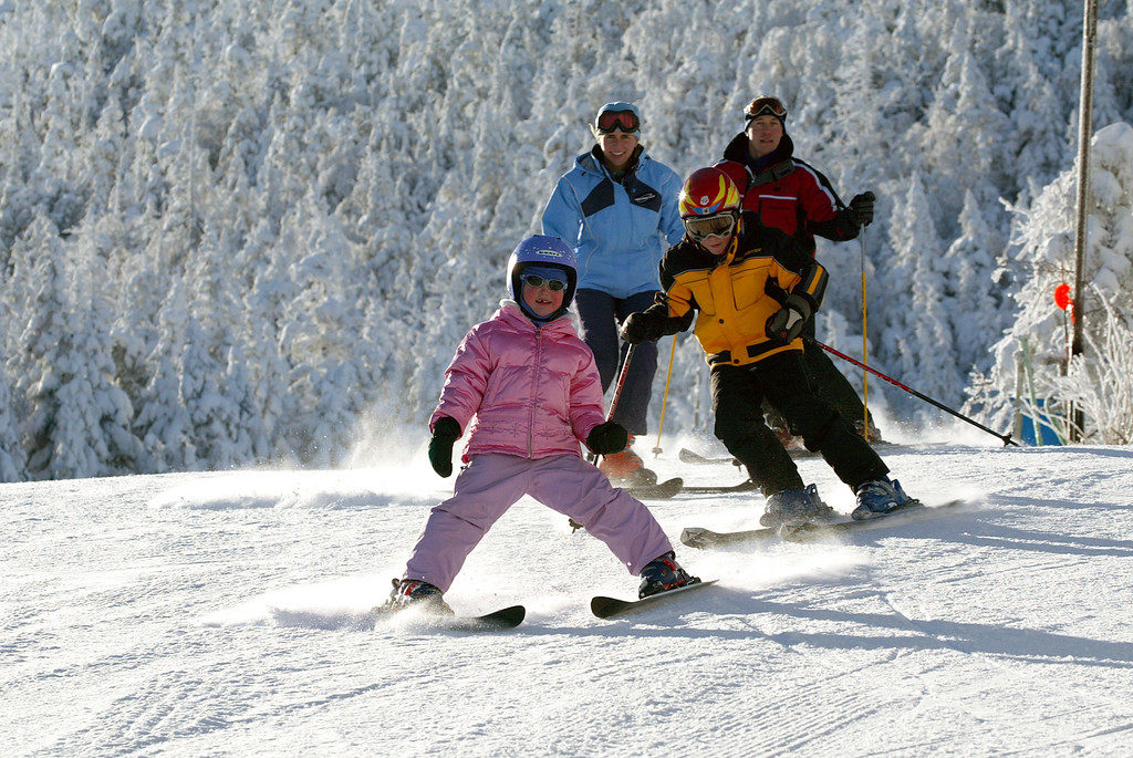 Skiing with kids in Vermont