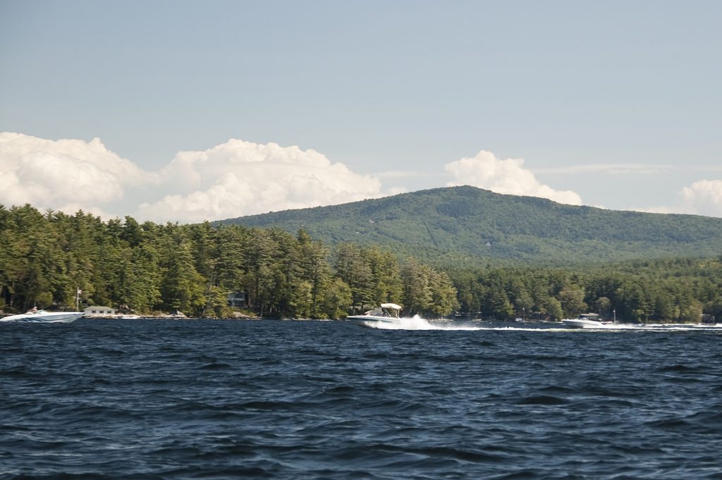 A section of Lake Winnipesaukee in New Hampshire.