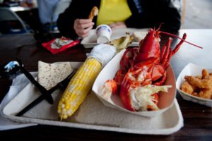 Maine lobster is one of many specialties to enjoy at a New England summer food festival.