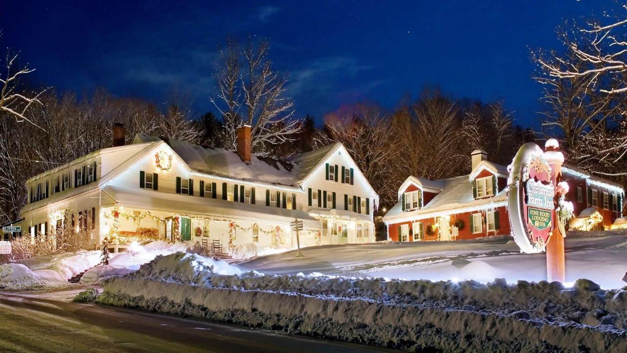 New England Christmas Holiday Vacation Ideas | New England Inns and Resorts