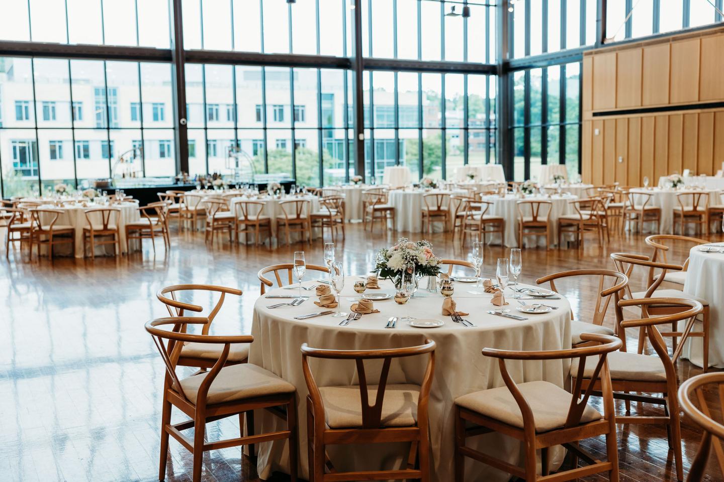 Wedding reception at Student Union Ballroom 