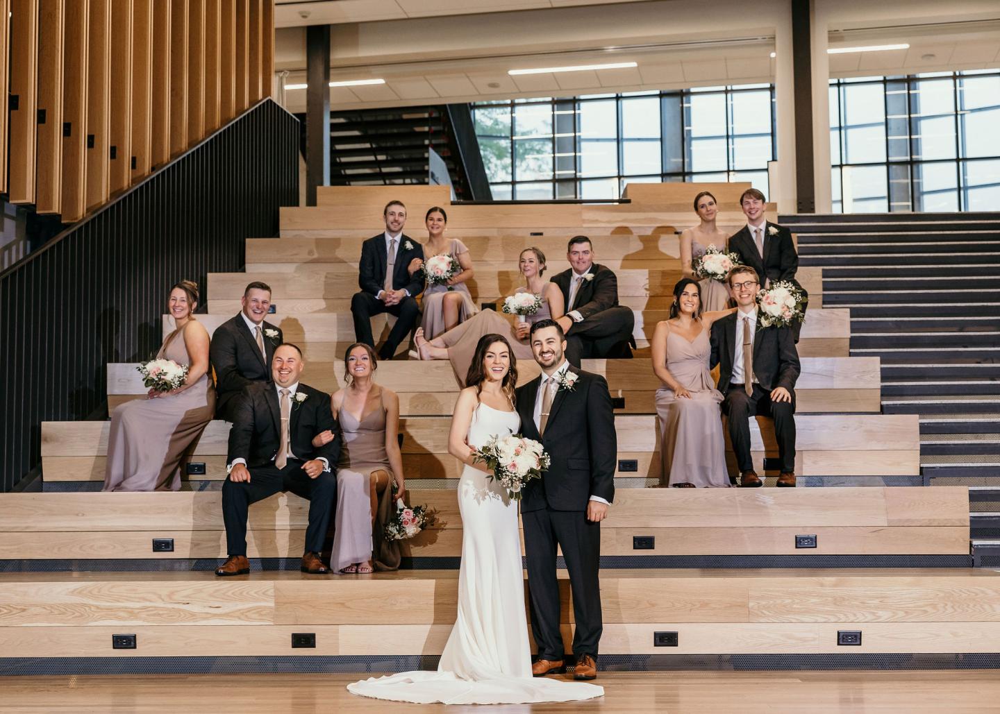 Wedding party at Student Union