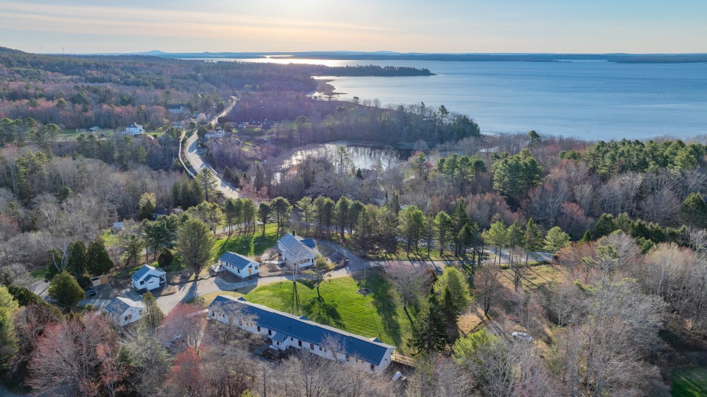 Camp DeForest overlooking the Penobscot Bay
