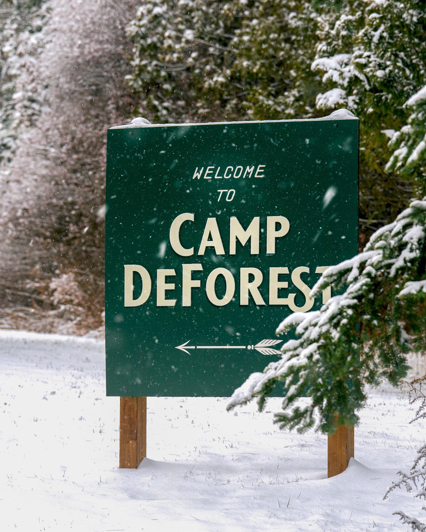 Welcome to Camp DeForest in Winter