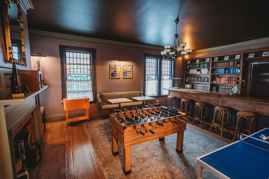 The Commons game room.