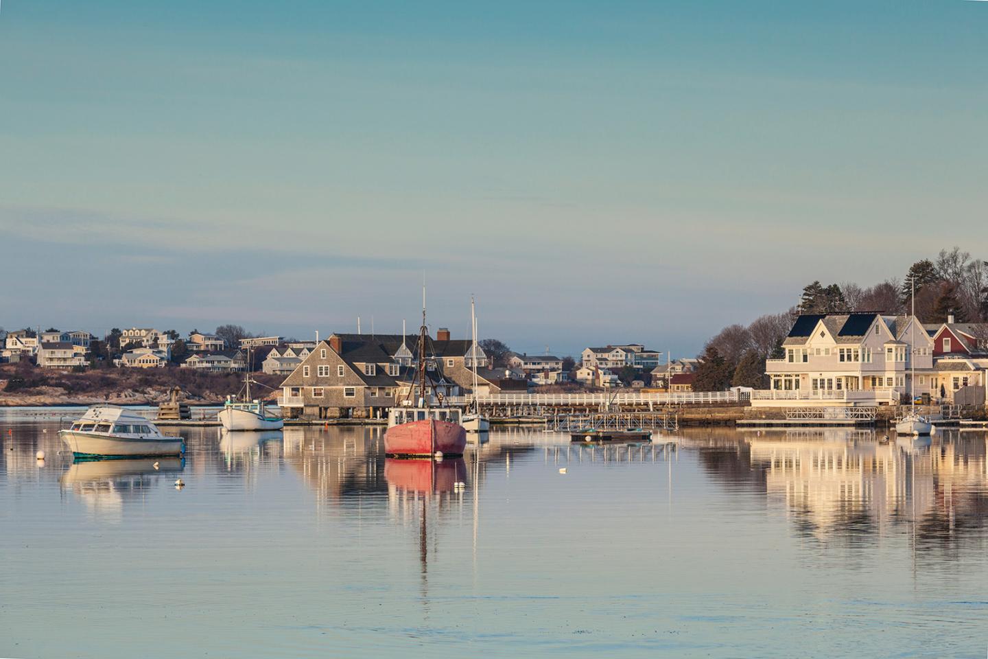 Harbor with boats