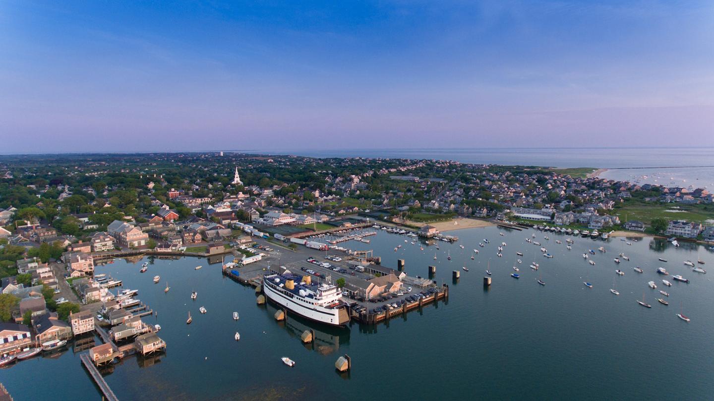 scenic view of coastal nantucket island