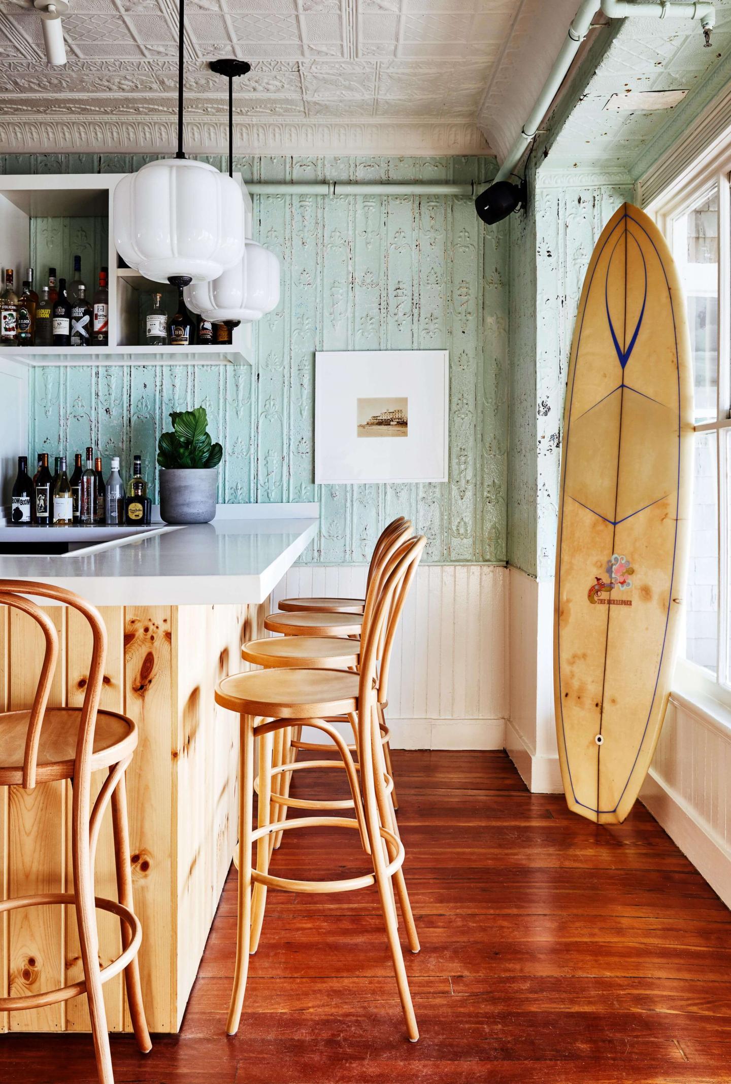 coffee bar at Block Island Beach House
