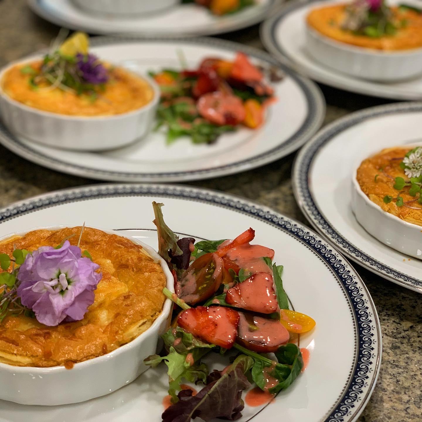 Breakfast at Blue Harbor House Inn