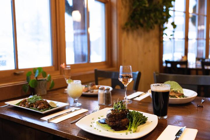 Entrees at Rumble's Bar and Bistro