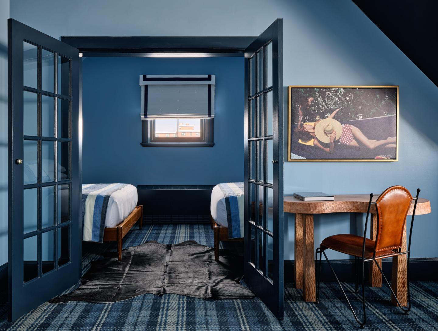 Guest room at The Hotel Portsmouth