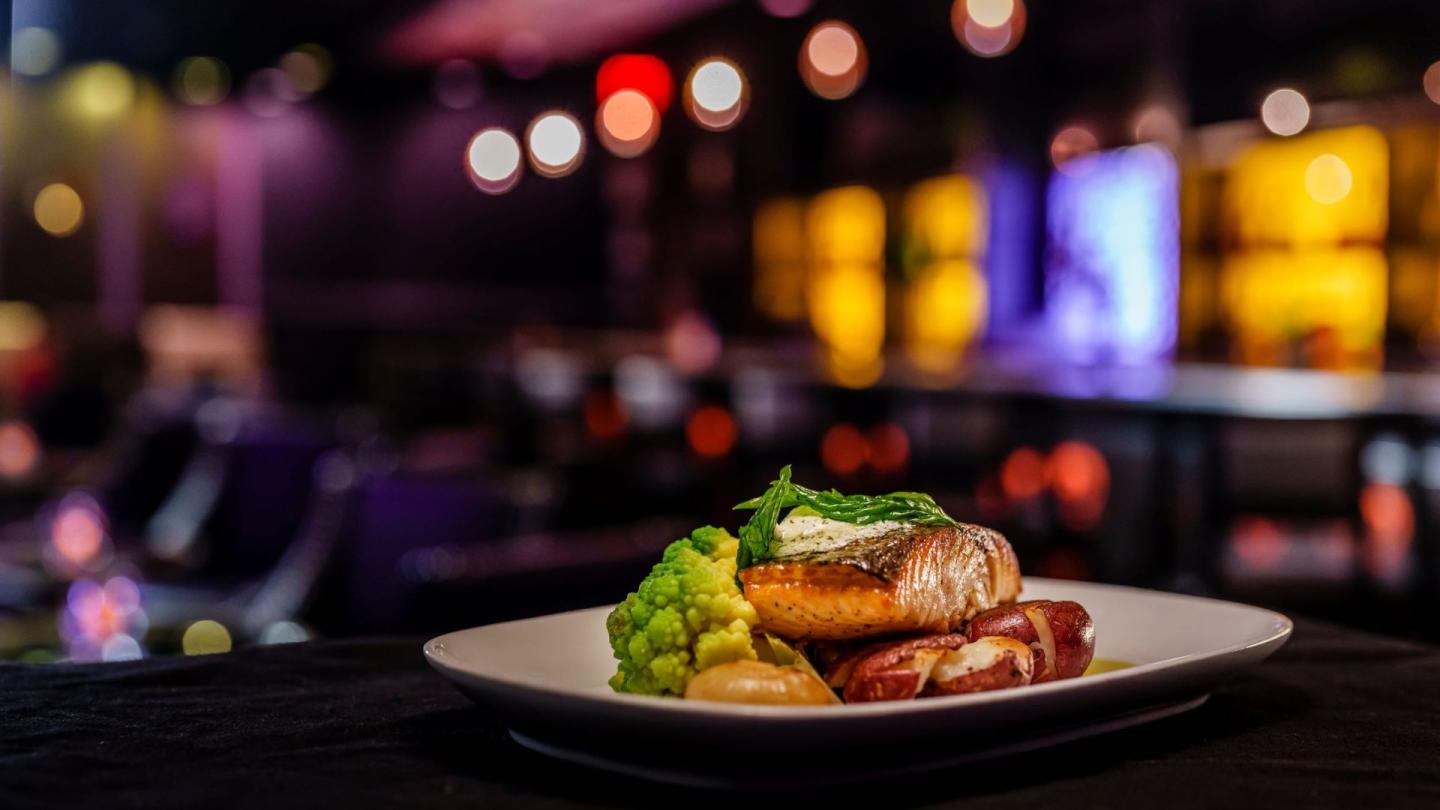 entree at Violet Thorn Lounge
