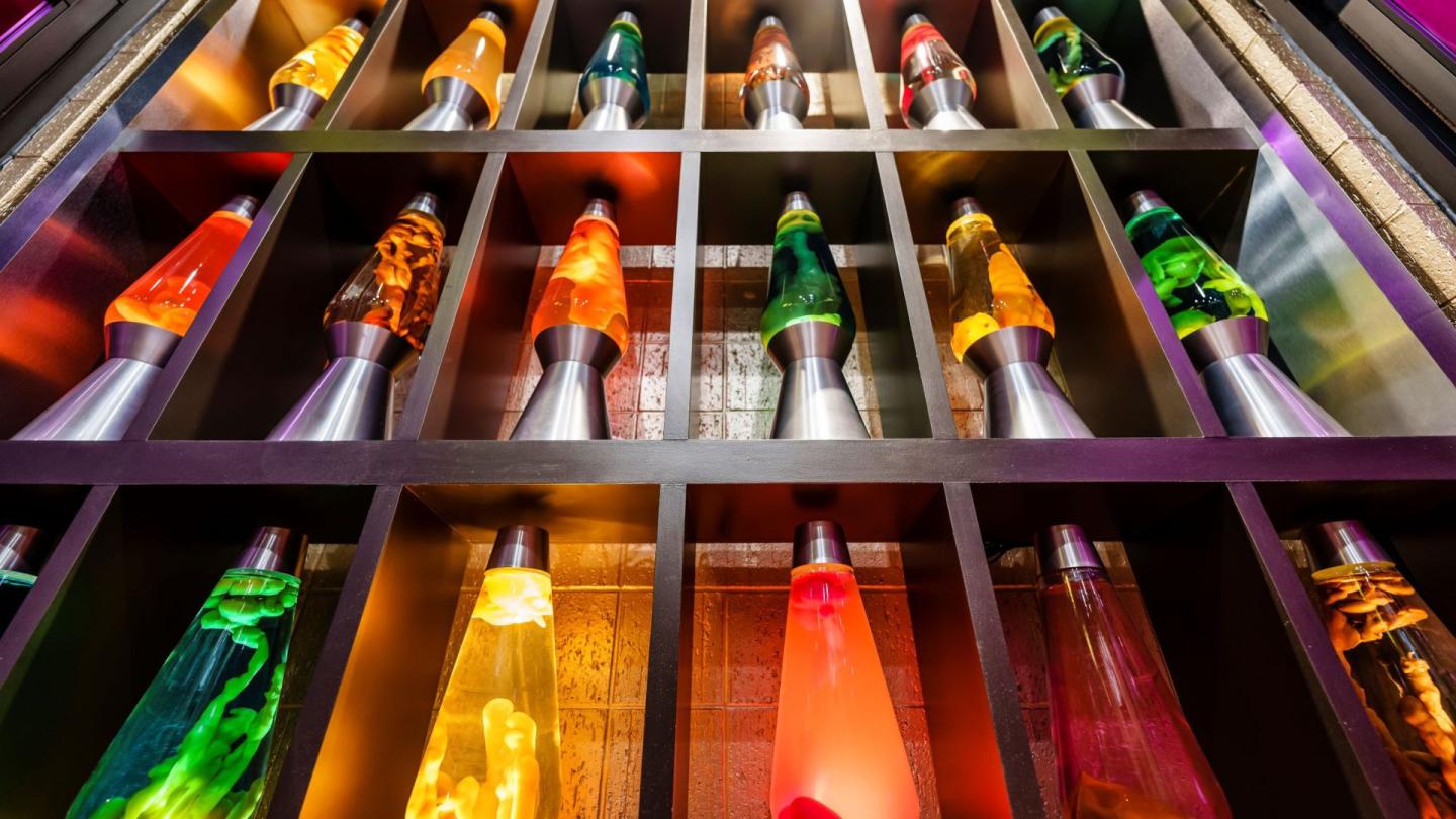 lava lamp wall