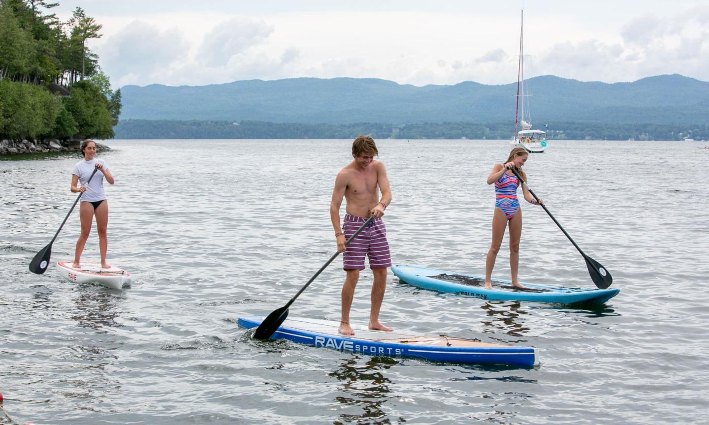 Paddle Boarders on the water