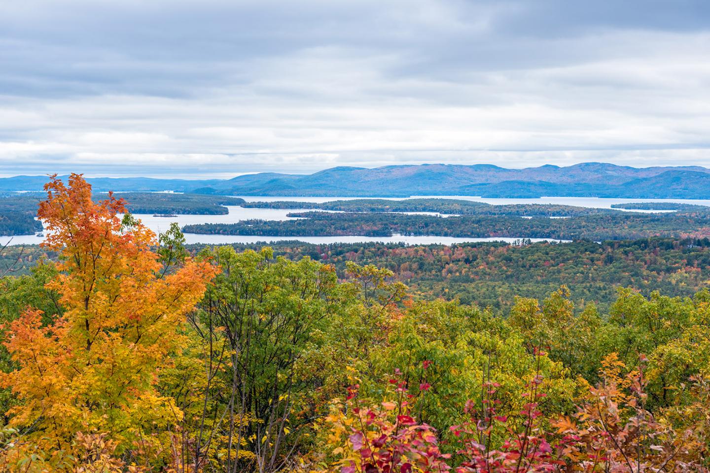 view of lakes in New Hampshire