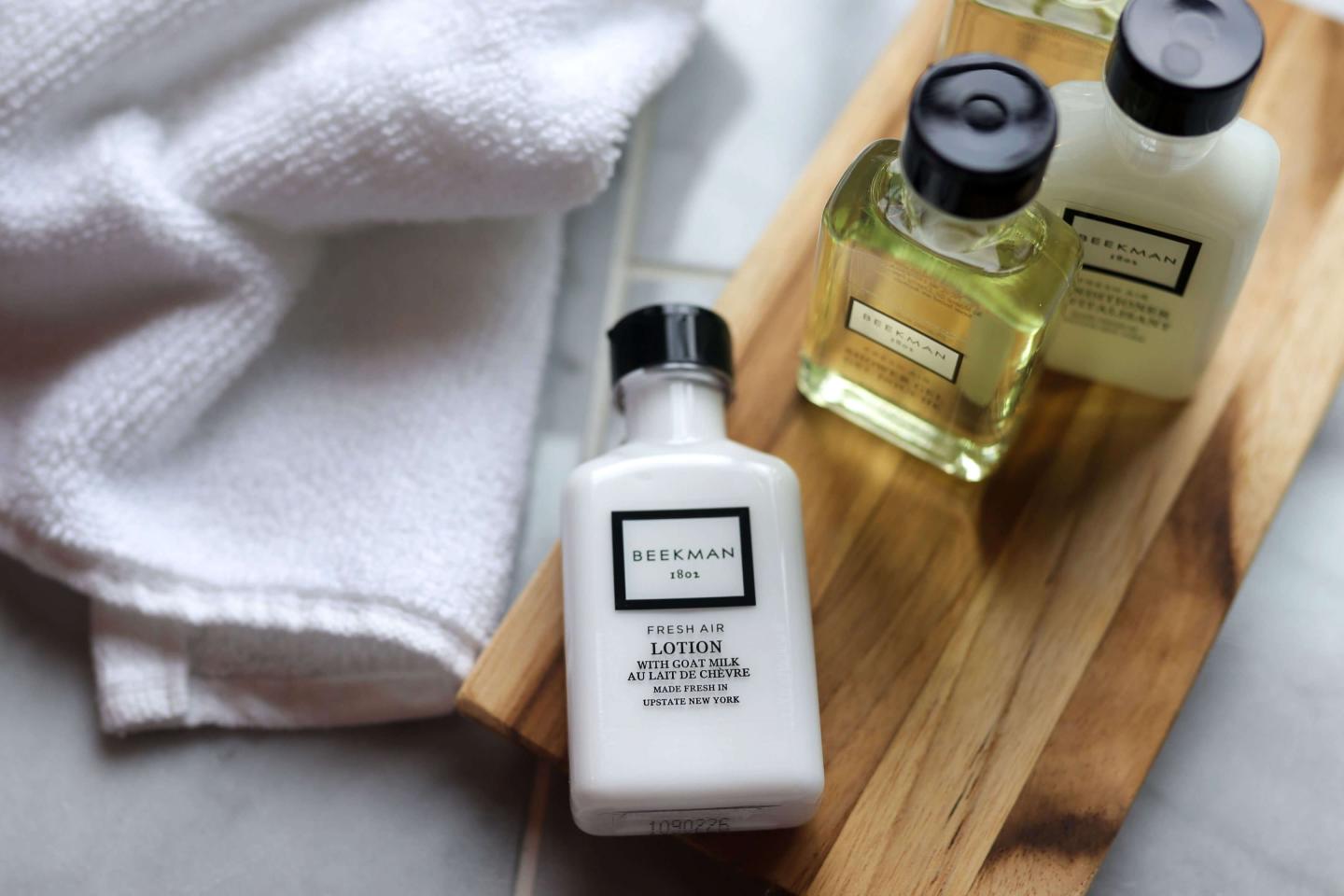 Complimentary Toiletries at Addison Choate