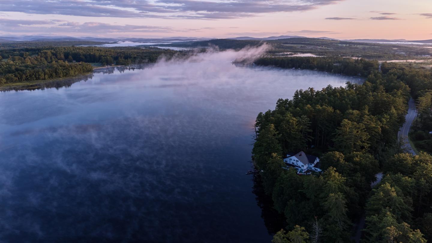 Wolf Cove Inn Aerial Shot