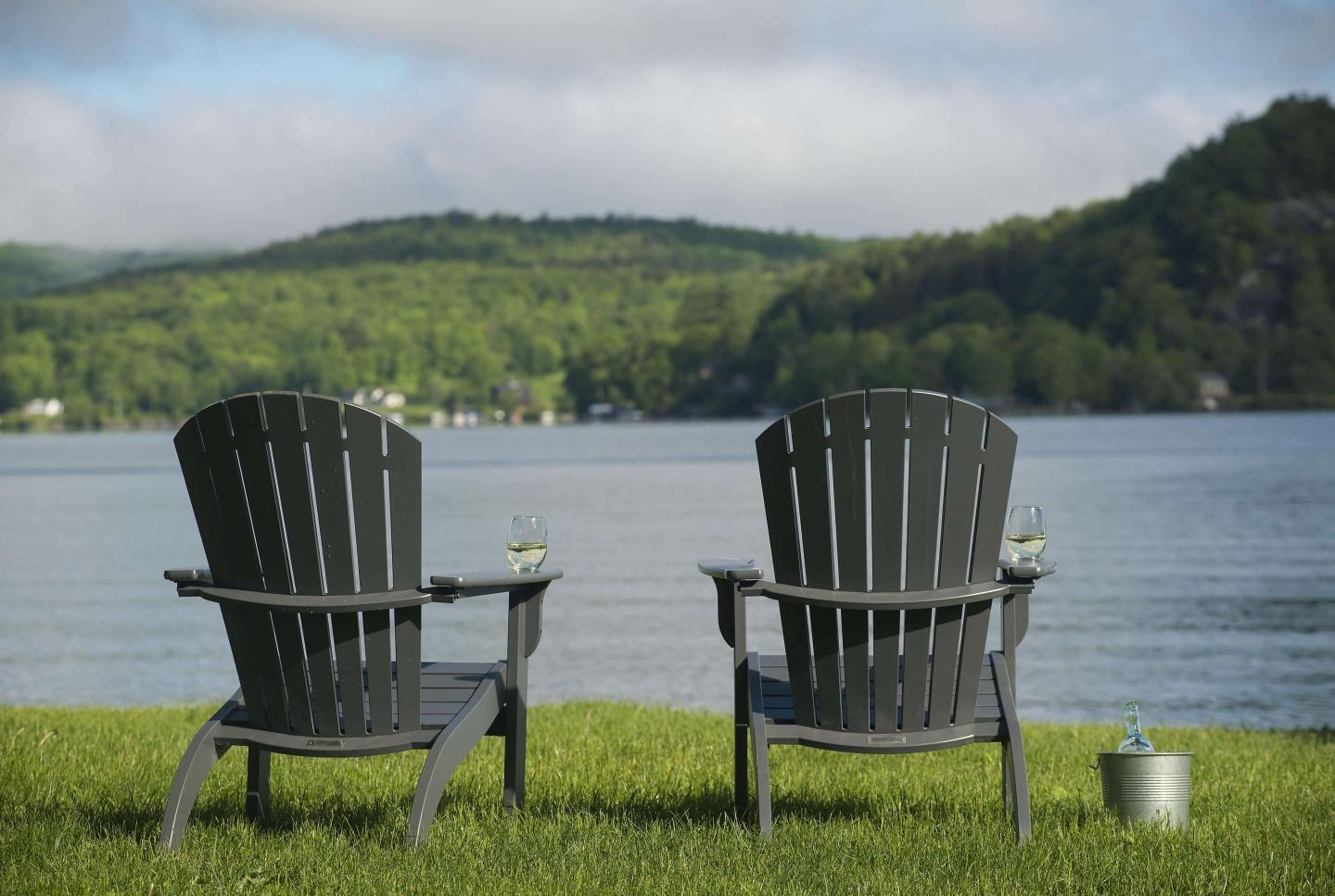 Lake Bomoseen Lodge & Taproom - Adirondack Chairs
