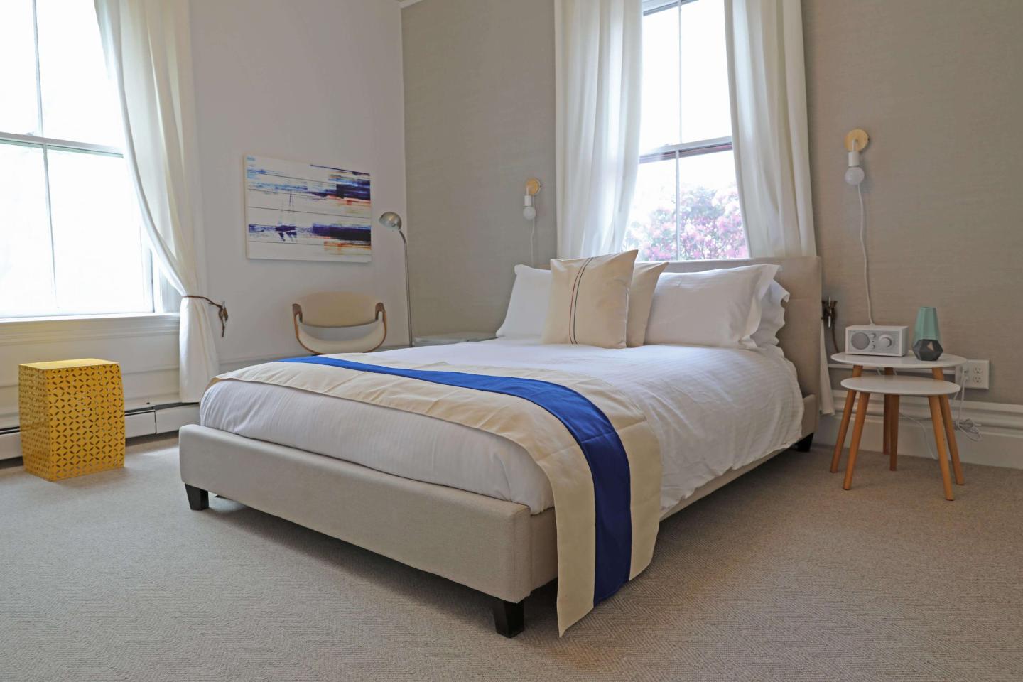 Guest room at The Hotel Marblehead