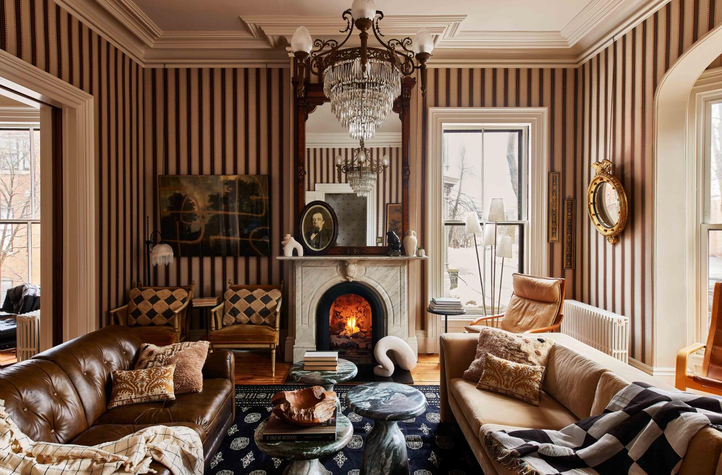 Common room at Blind Tiger Portland on Carleton Street