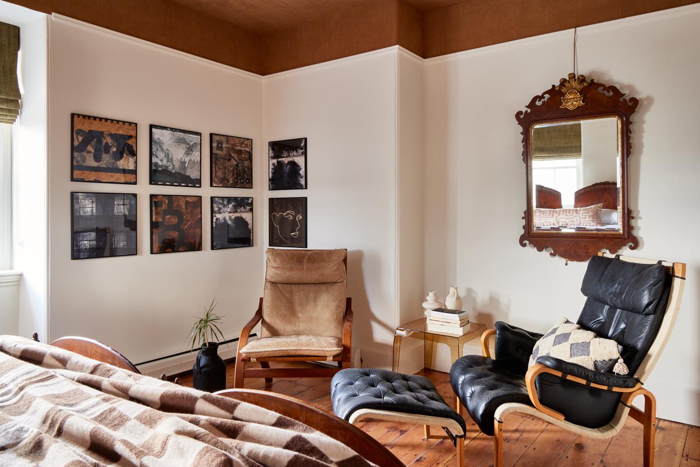 Guest room at Blind Tiger Portland on Carleton Street