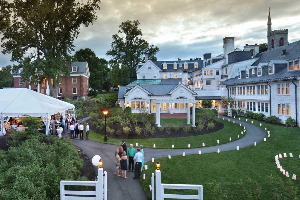 Exterior Back Lawn of Inn On Boltwood Event