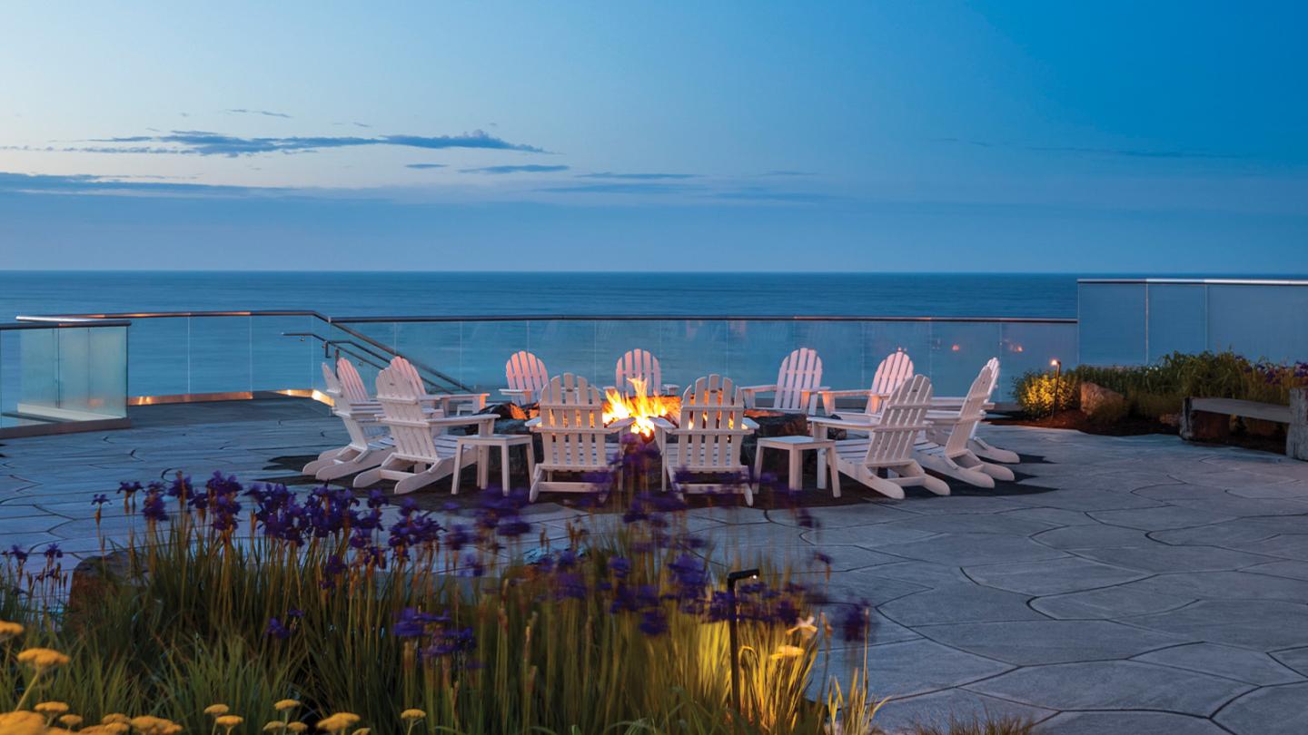 Cliff House Maine - Firepit