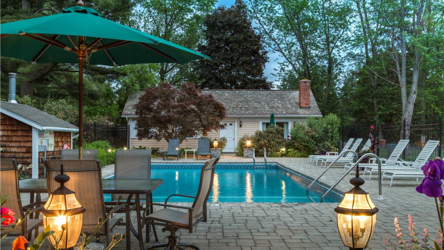 Devonfield Pool at Night