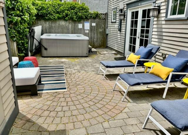 Patio and Hot Tub Ellery