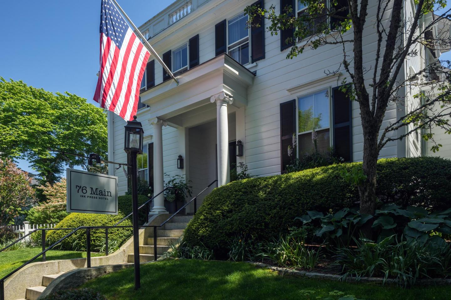 Exterior Front of 76 Main Nantucket Hotel