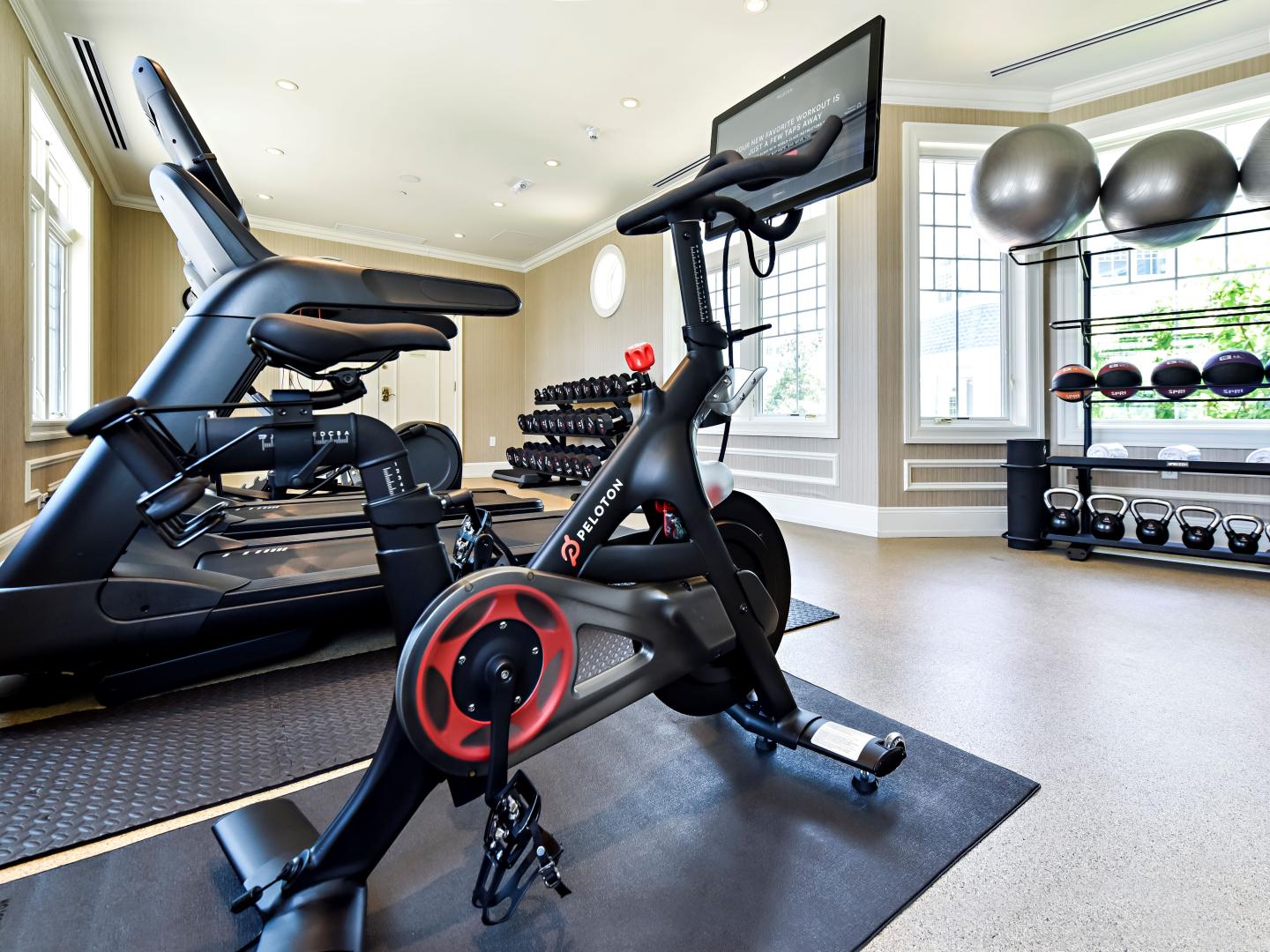 Fitness Room with fitness equipment 