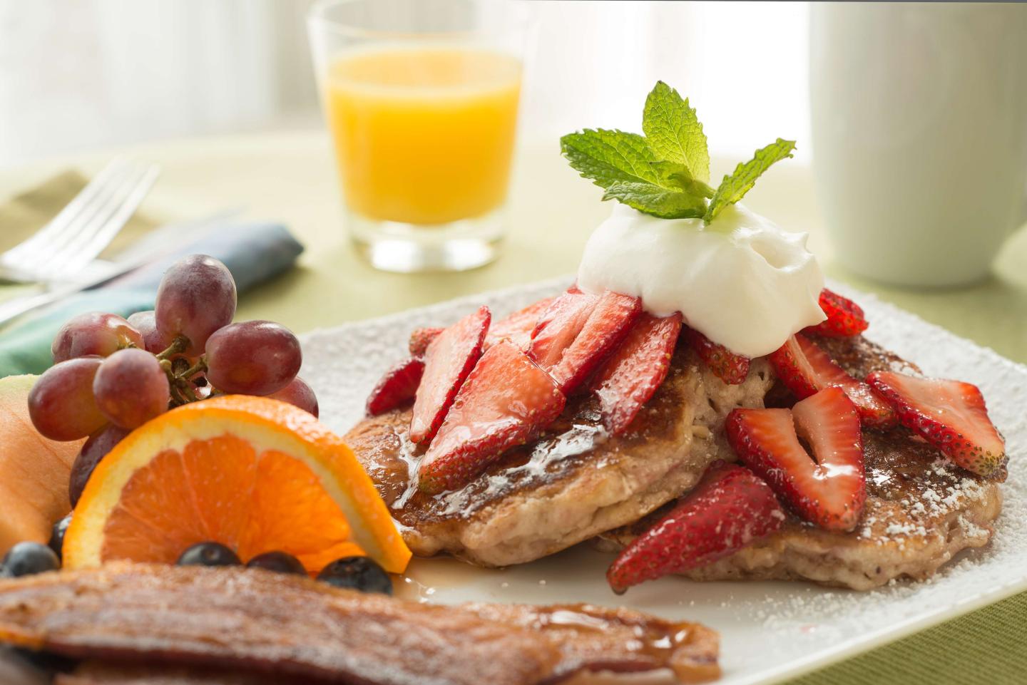 The Chadwick Bed & Breakfast- Strawberry Shortcake Pancakes