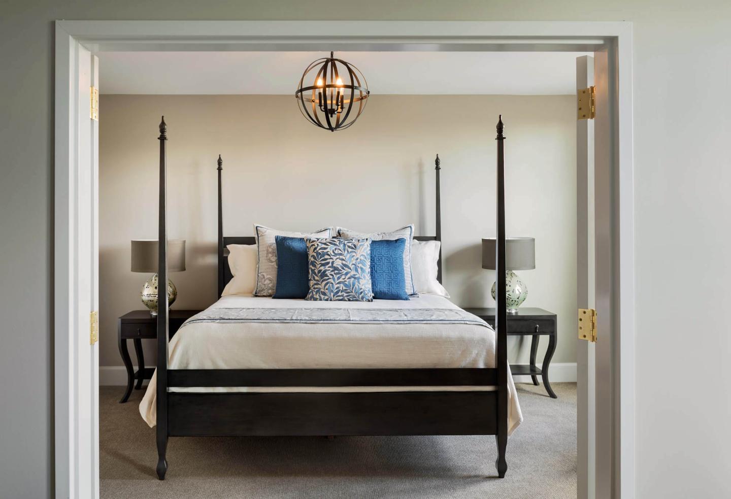 Grand King Suite Bedroom at the Bedford Village Inn