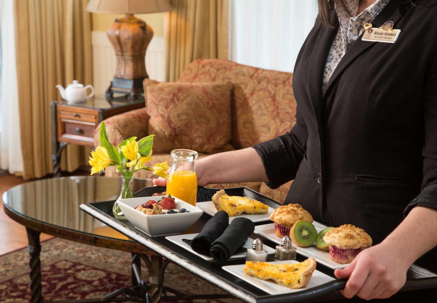Breakfast Served to your Room