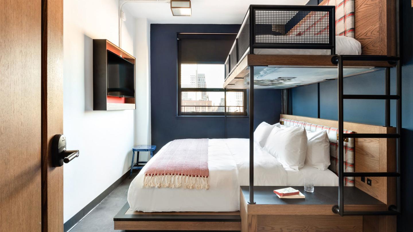 Revolution Hotel guest suite