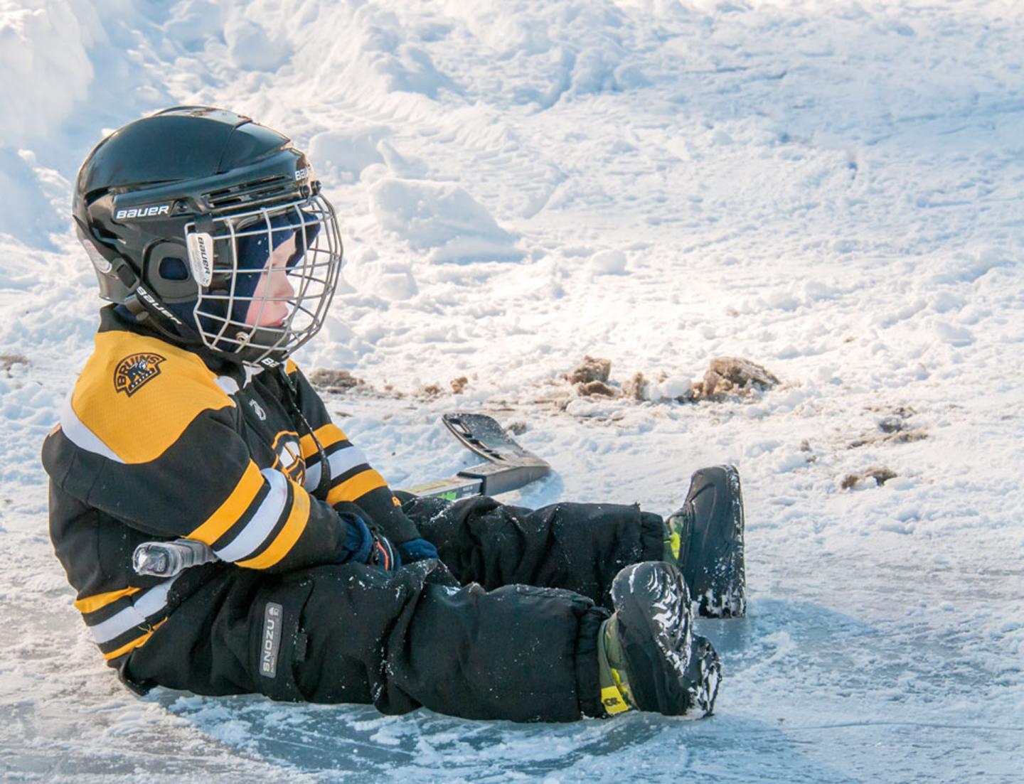 Young Hockey Player