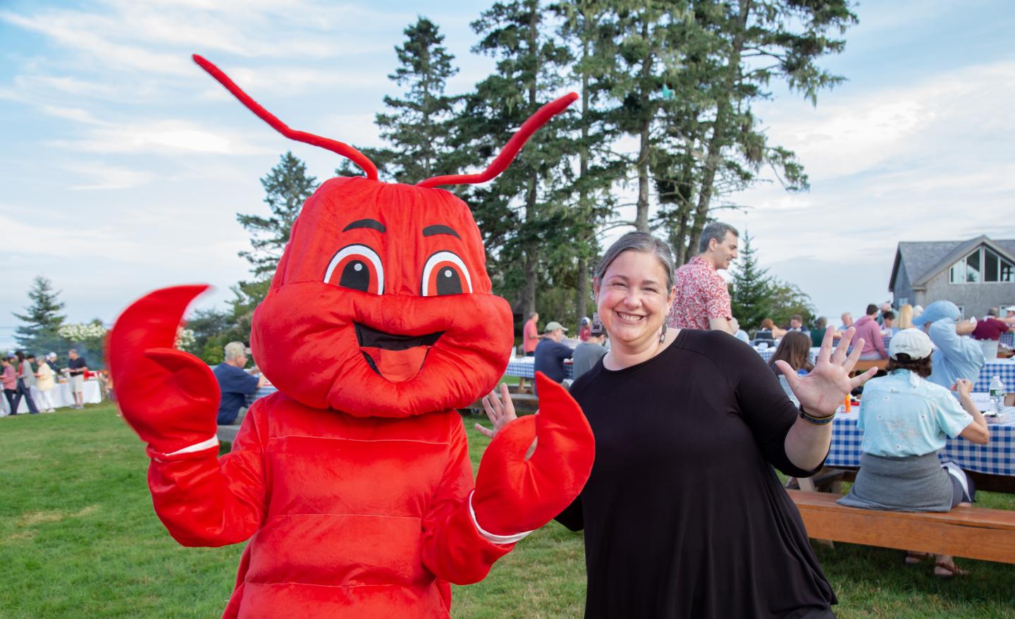 "Snapper" at Lobster Bake at Newagen Seaside Inn