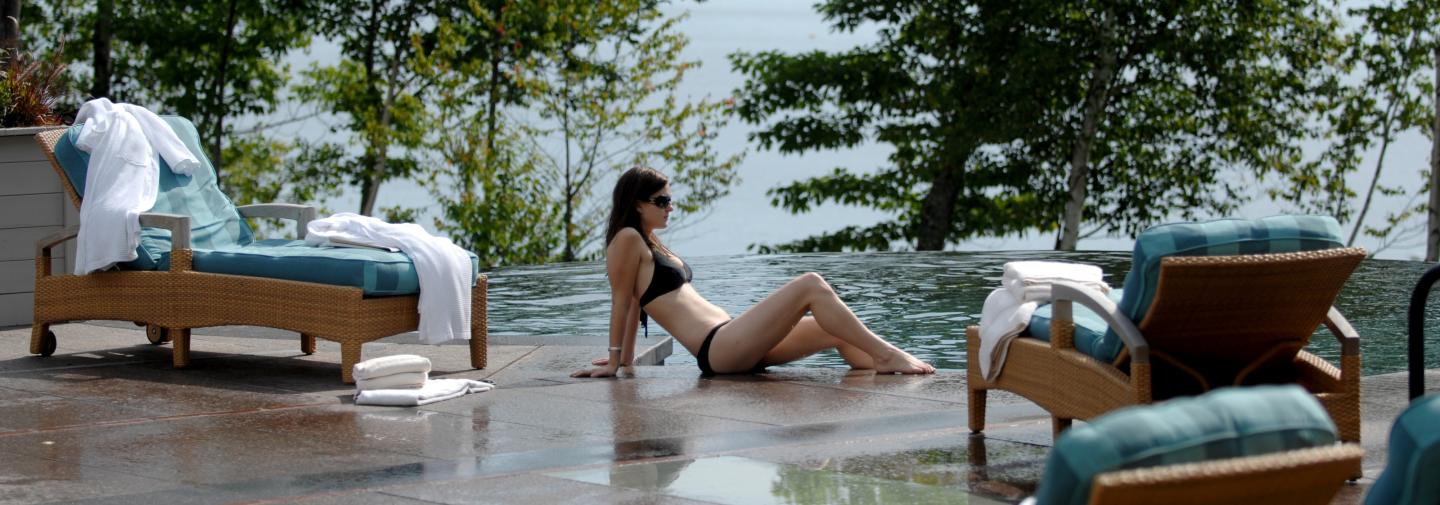 Poolside Lounging