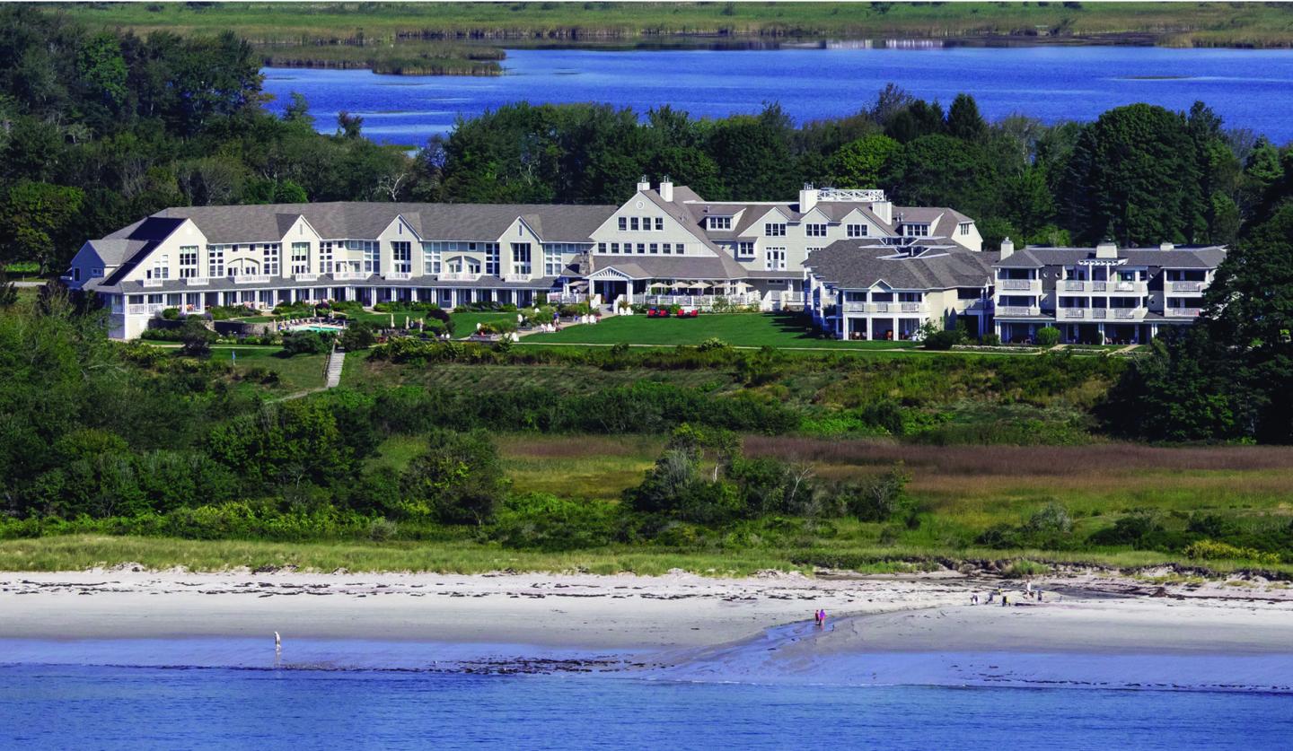 Oceanfront hotel, Inn by the Sea on Crescent Beach near Portland Maine
