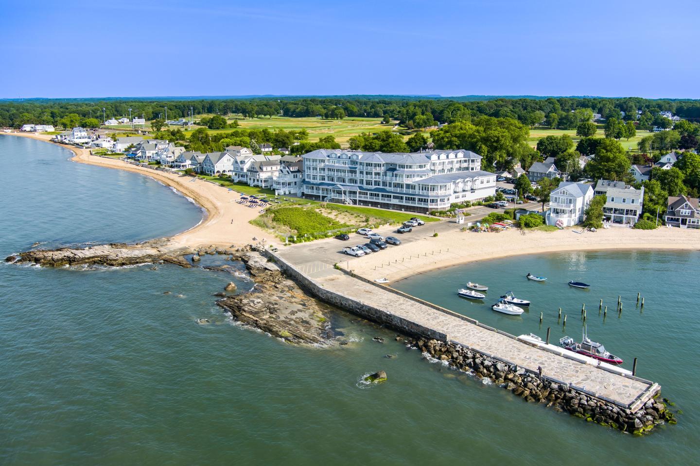 Aerial Shot of Madison Beach Hotel