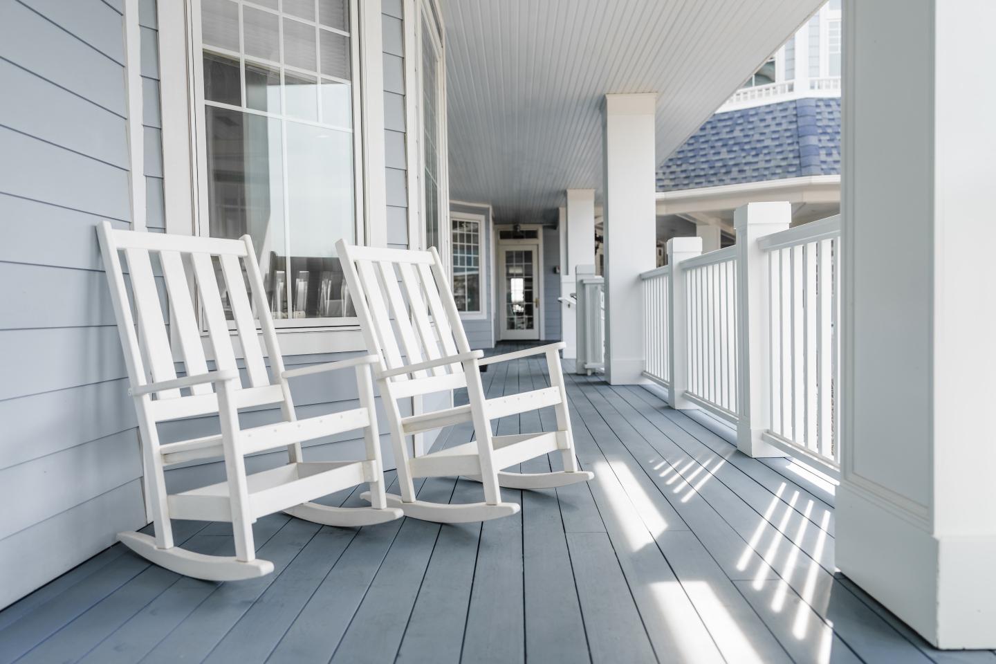 Madison Beach Hotel Porch Rocking Chairs