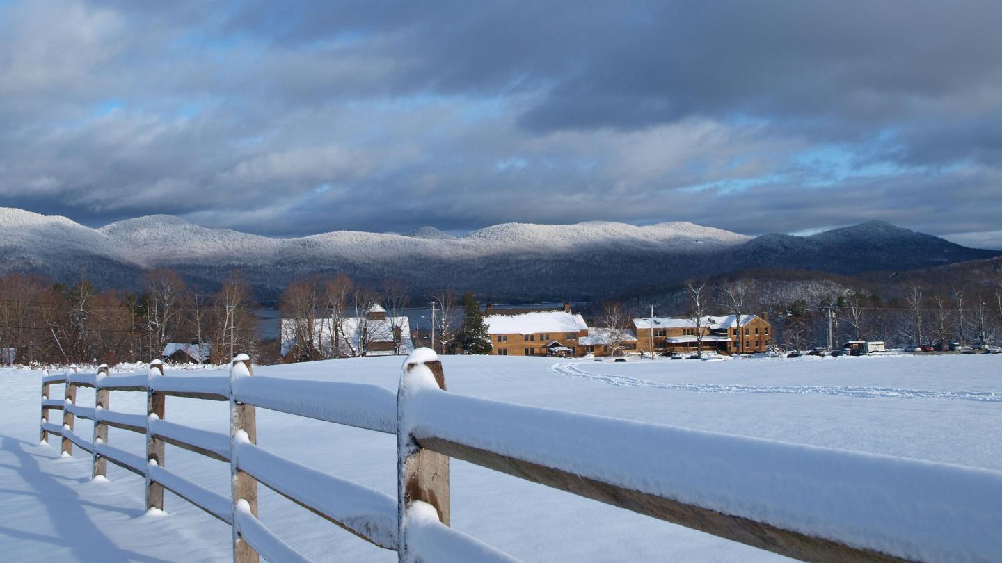 Mountain Top Inn & Resort winter view