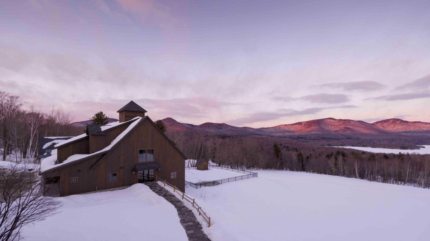 Mountain Top Inn & Resort event barn winter