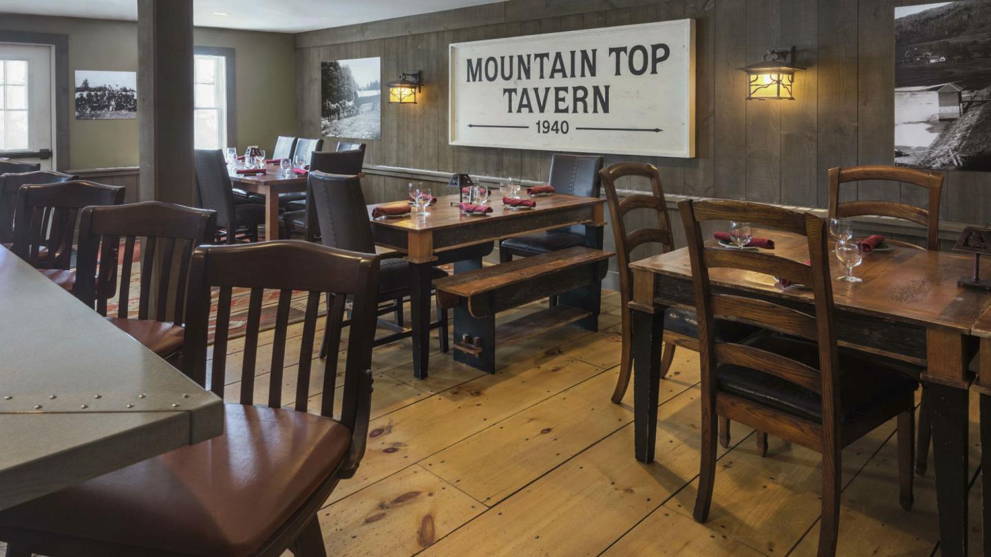 Mountain Top Resort Dining Vermont