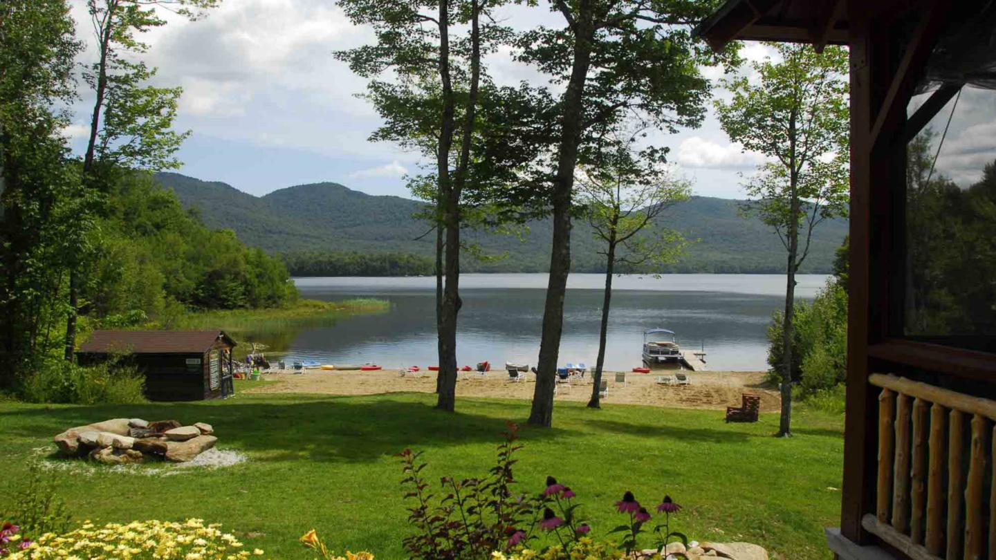 Mountain Top Inn & Resort beach pavilion view