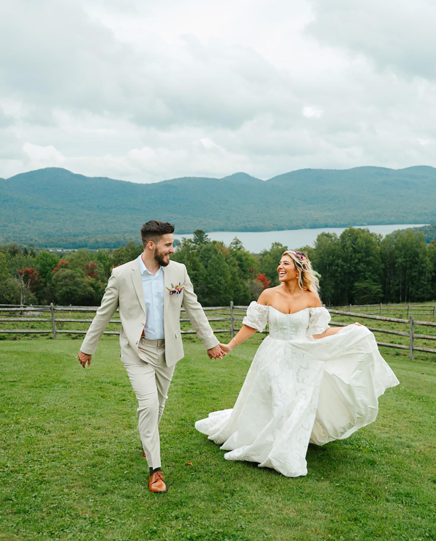 Wedding Couple at Mountain Top Resort
