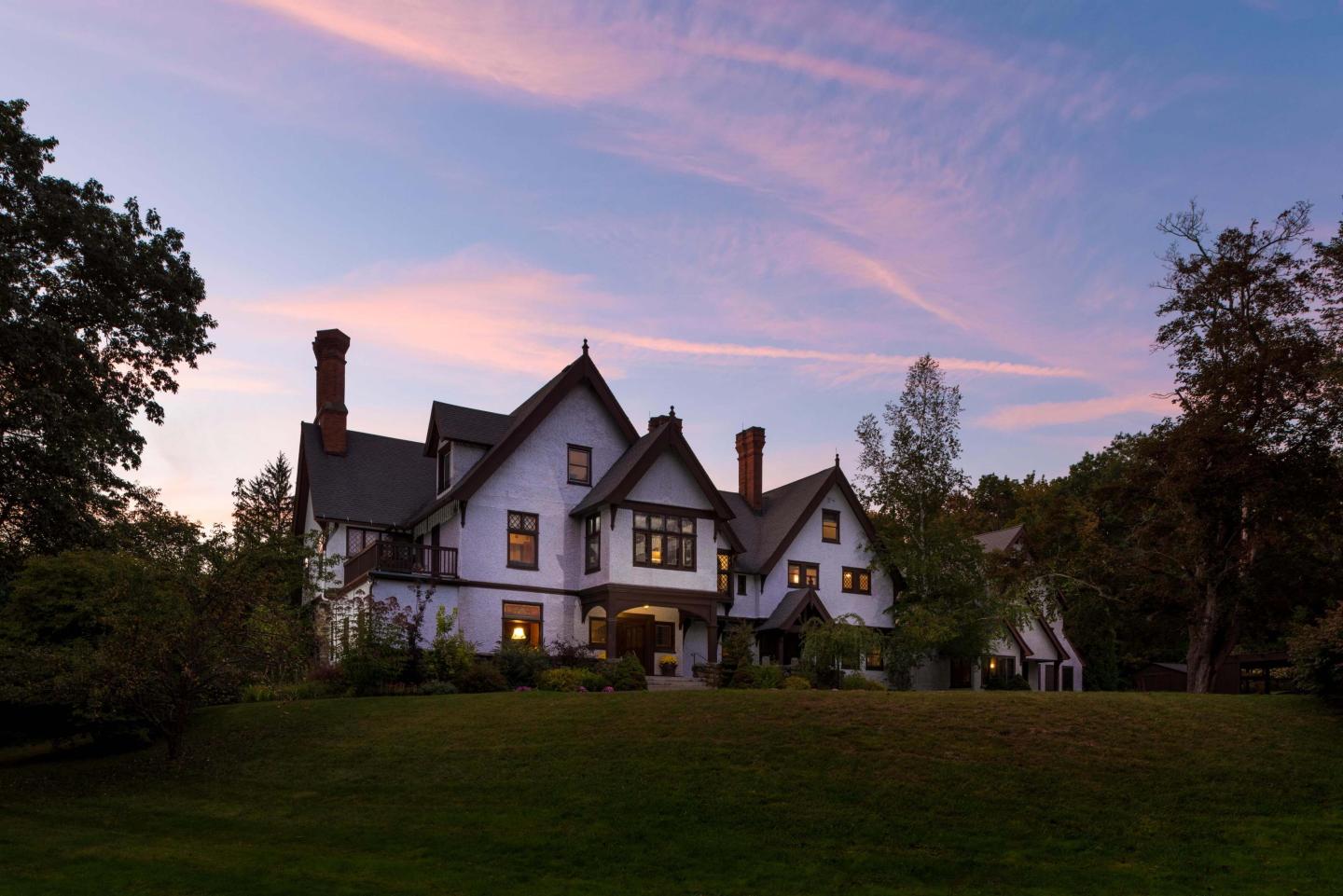 Exterior at twilight