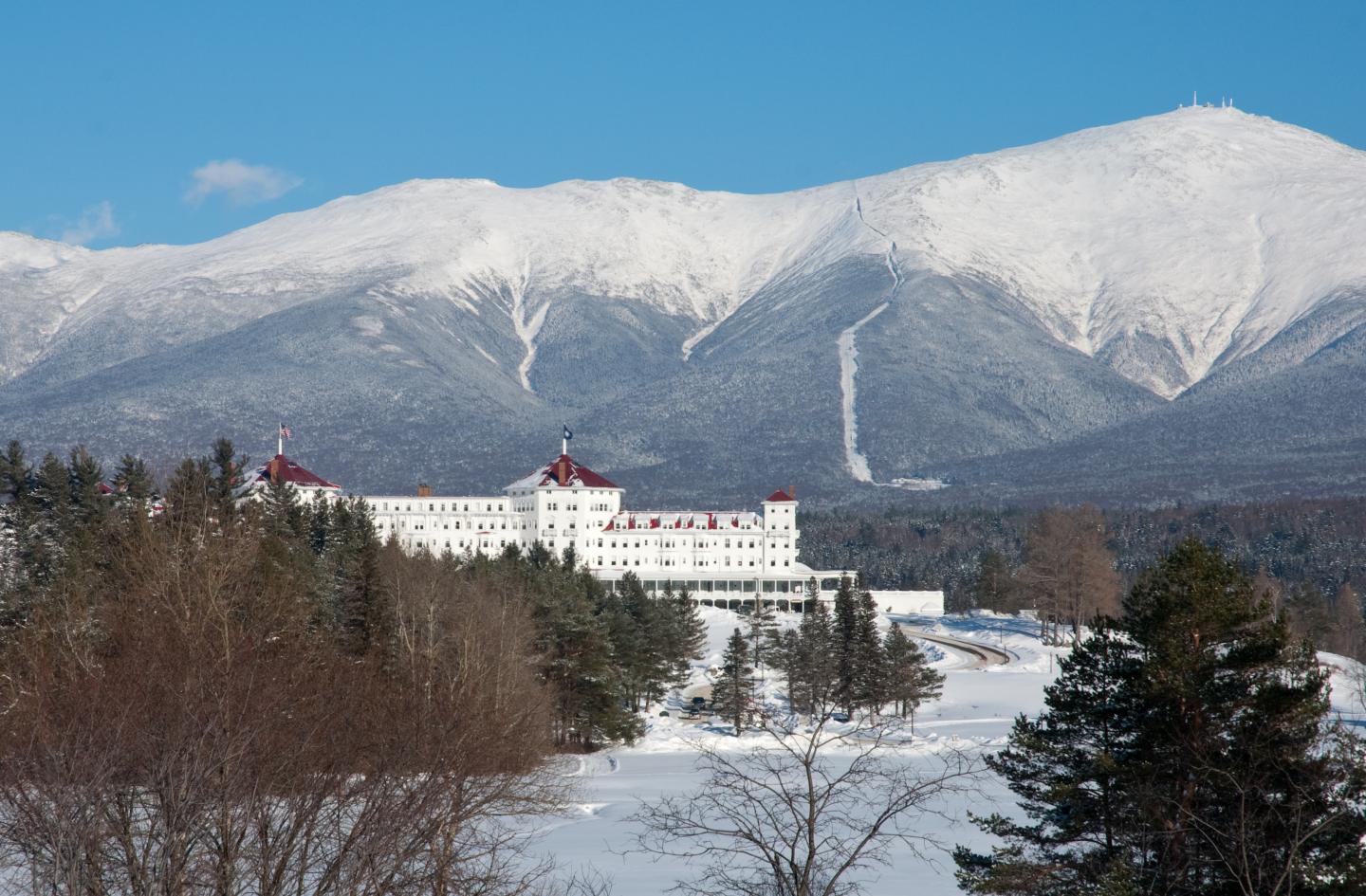 Omni Mount Washington Hotel in Winter