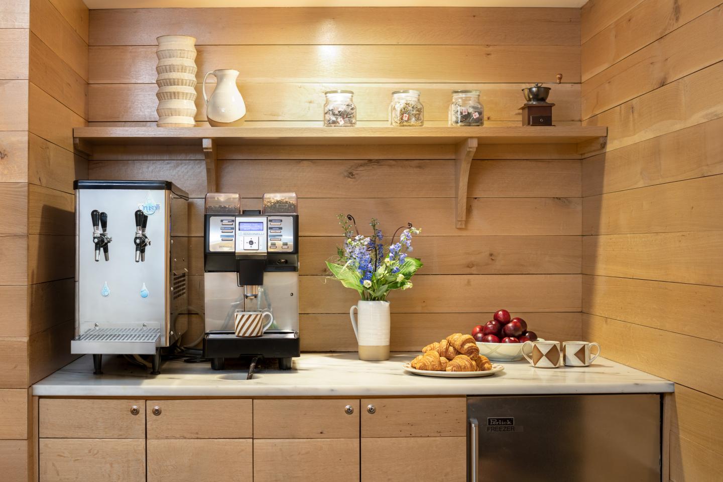 Morning pantry at Hotel Vermont 