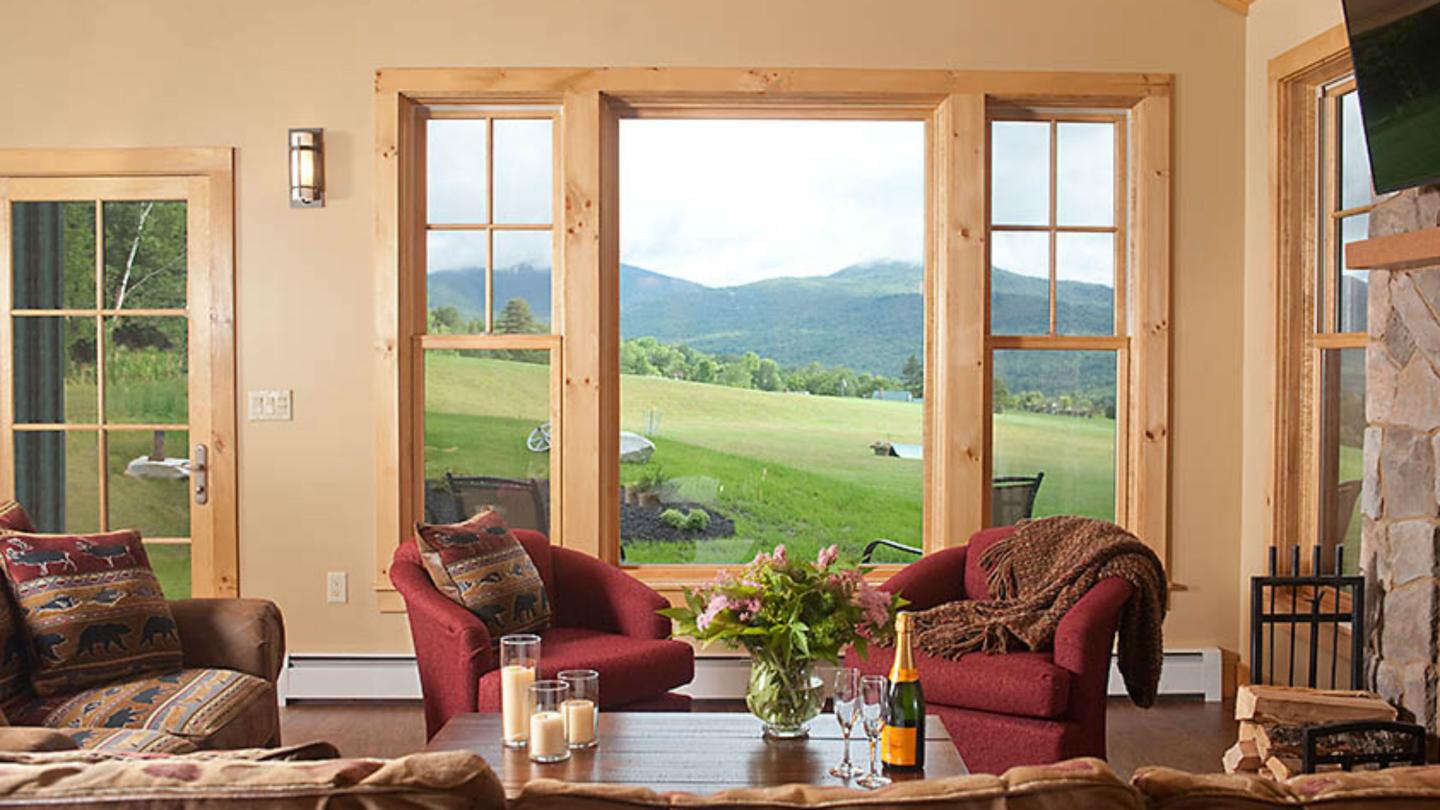 Mountain Top Inn & Resort Grand Vista guest house living room Joanne Pearson